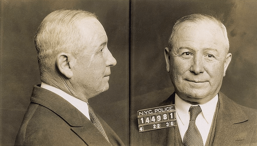 Johnny Torrio - Johnny Torrio Mugshot - 1936